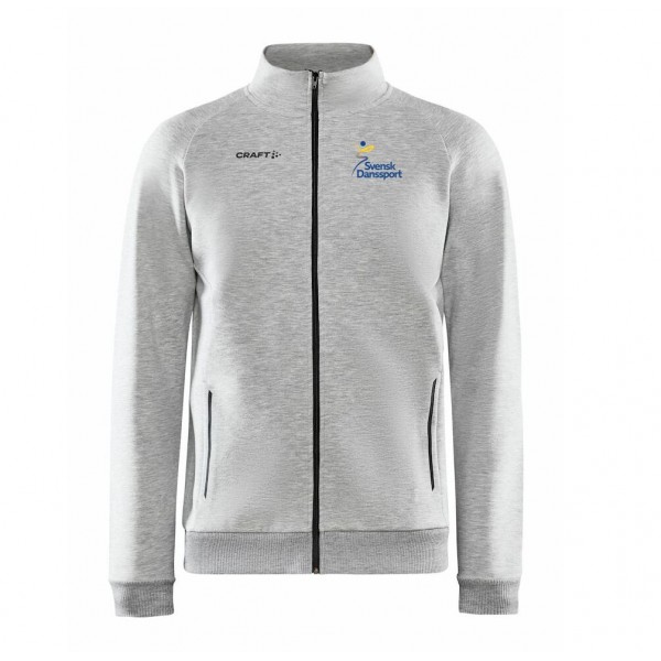 Sweatshirt Jacka Craft Gråmelange/Grey Melange
