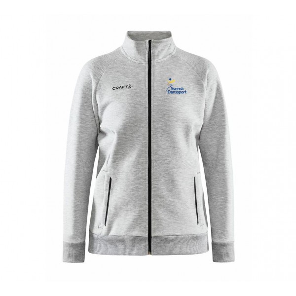 Sweatshirt Jacka Craft Gråmelange/Grey Melange