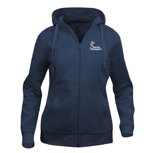 Hood Zip Dam Marinblå/Navy Blue