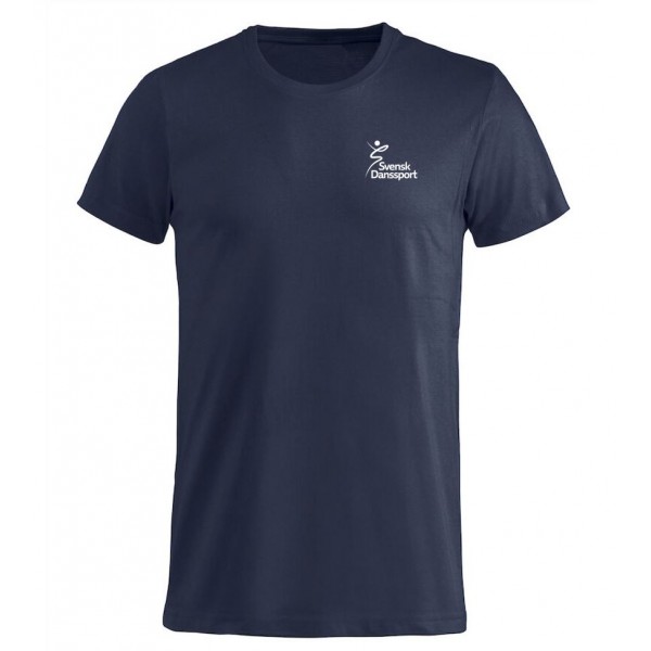 T-Shirt Bomull Herr Blå Marinblå/Navy Blue
