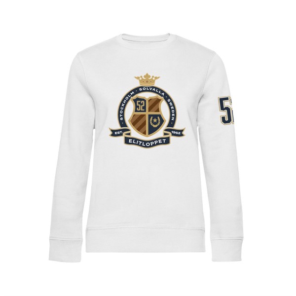 Sweatshirt Dam - Casual Line Vit/White