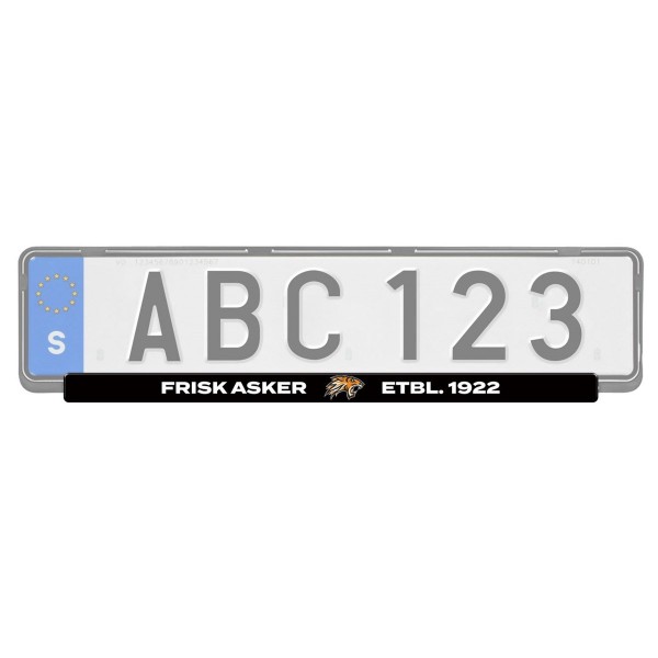 Number plate list Standard