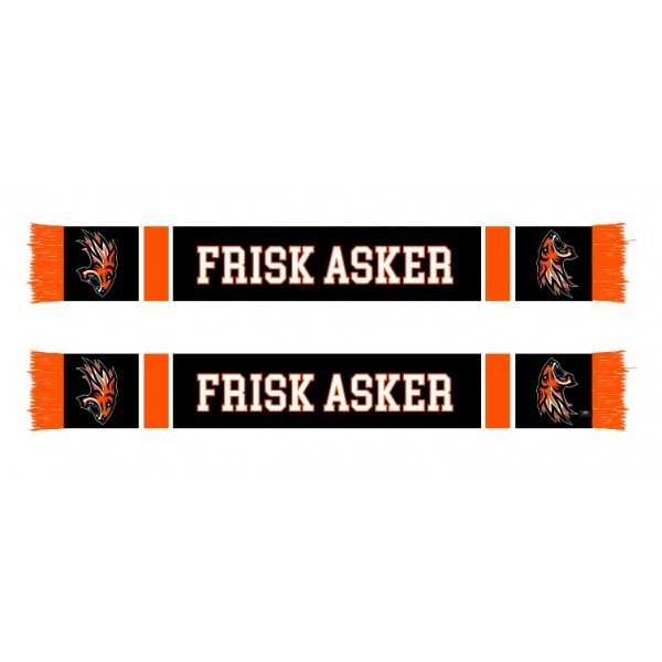 Halsduk Frisk Asker Black & Orange