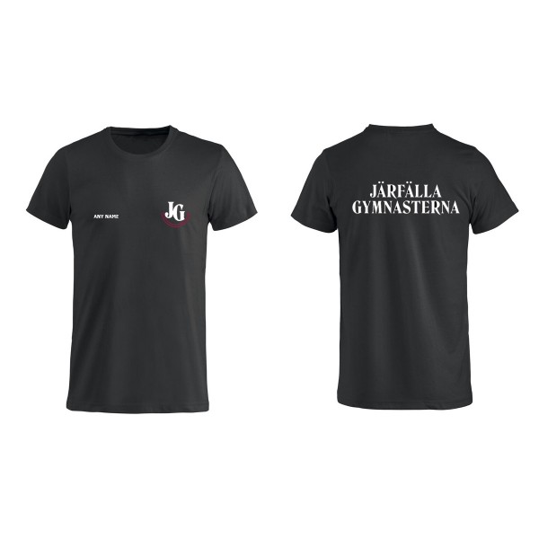 T-shirt Bomull Junior, Svart