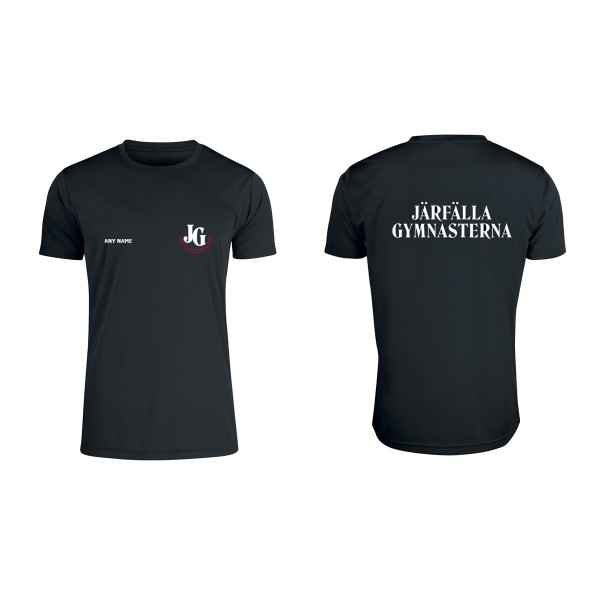 T-shirt Funktion Junior, Svart