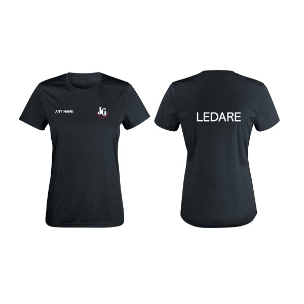 T-shirt Funktion LEDARE Dam, Svart