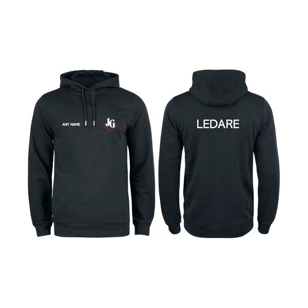 Hoodie LEDARE Herr, Svart