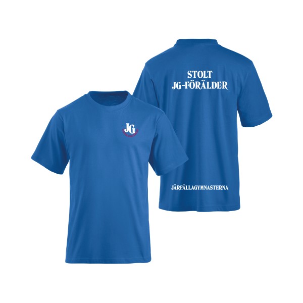 T-shirt Stolt JG-Förälder, Blå