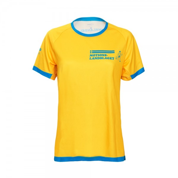 T-shirt Korpen Motionslandslaget Gul/Blå