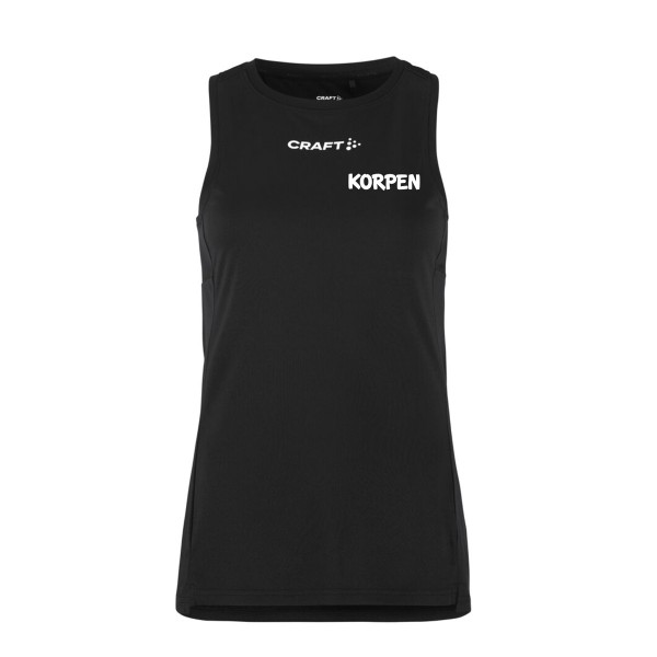 Rush 2.0 Singlet Dam Svart