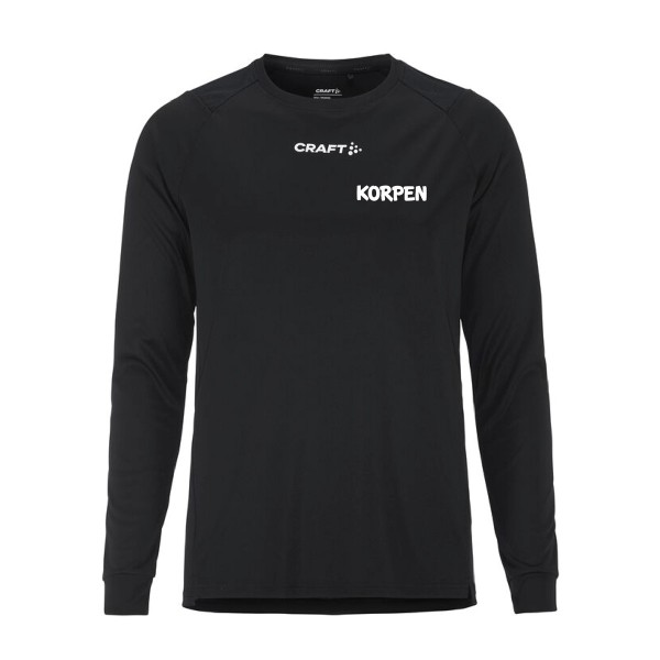 Rush 2.0 LS Tee Herr Svart