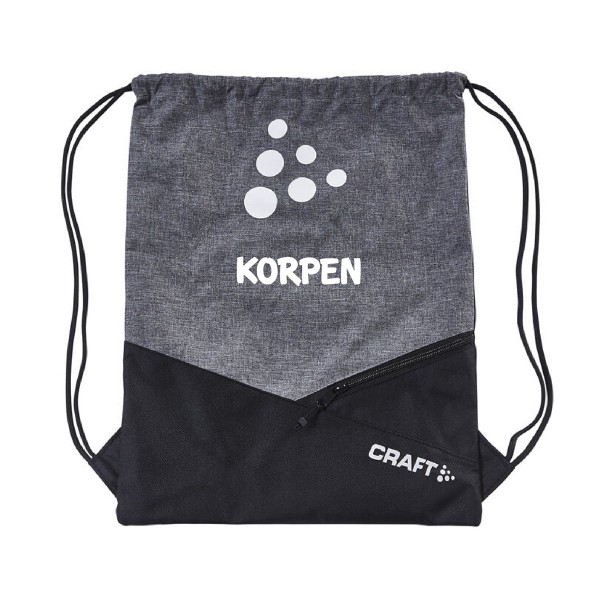 Squad Go Gym Bag DK Grey Melange/Black