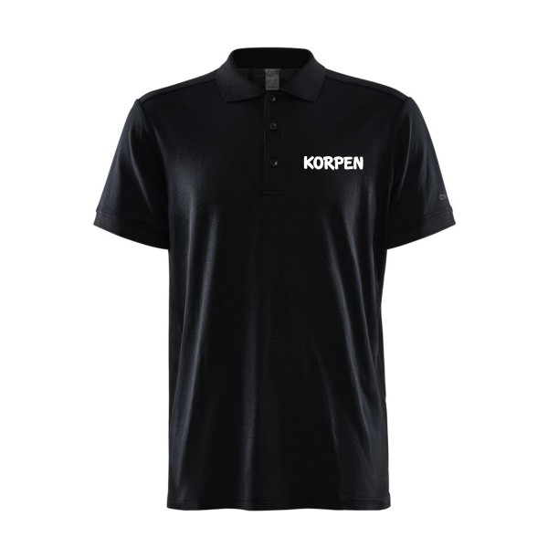 Core Blend Polo Shirt Herr Svart
