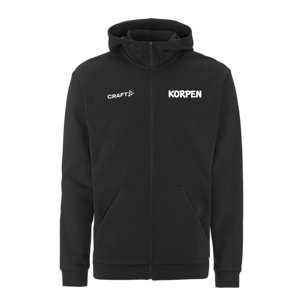 Community 2.0 Logo FZ Hoddie Herr Svart