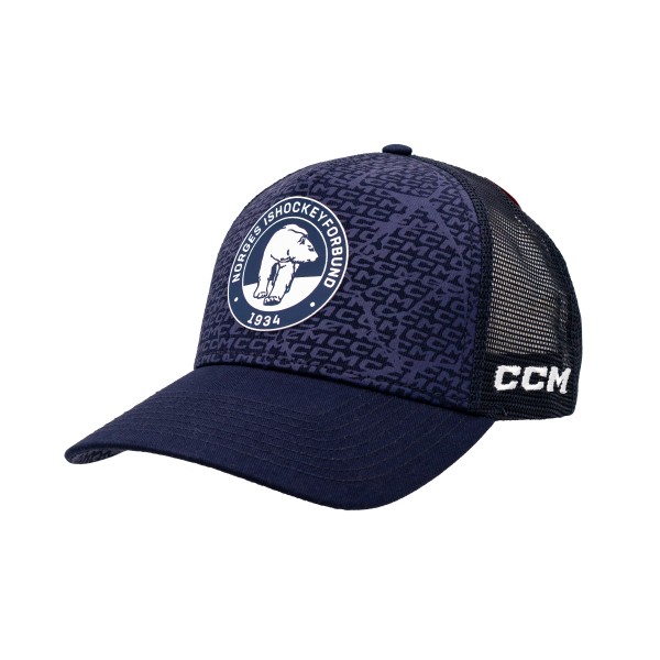 CCM Meshback Trucker Cap NORGE Navy