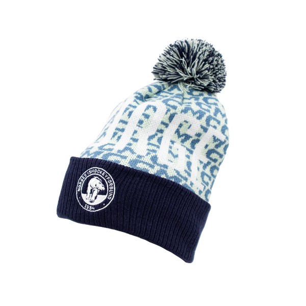 CCM Knitted Pom Pom Beanie NIF Navy