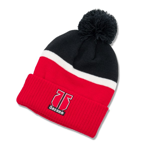 Knitted Hat Red & Black Örebro Hockey