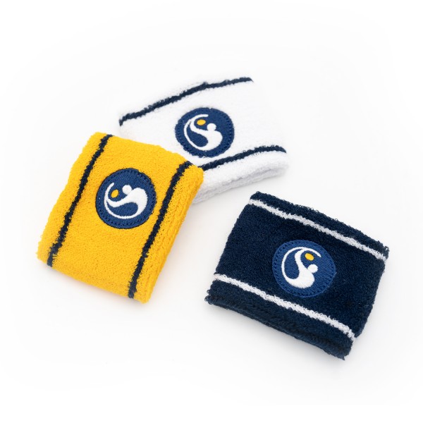 Wrist bands Partille Cup Navy, Yellow & White