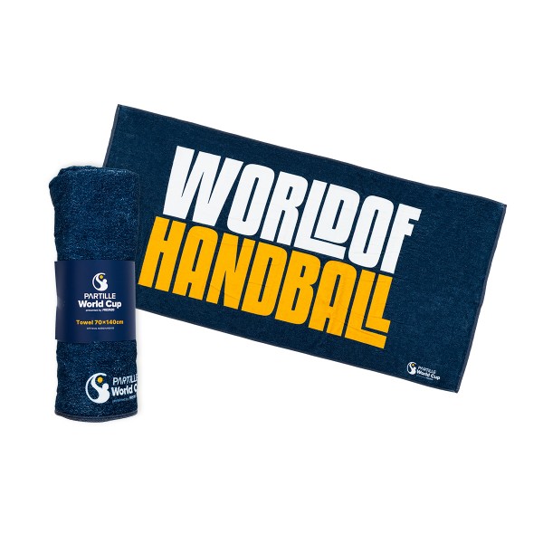 Handball Players Shower Towel Navy