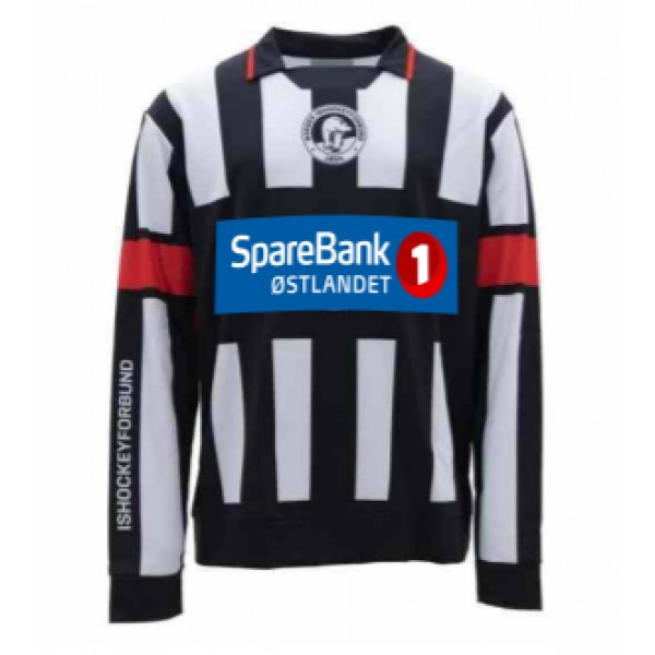 Referee Jersey NIHF & Sponsors Black/White/Red