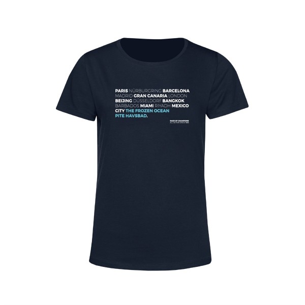 T-shirt Cities Ladies Mörkmarinblå/Dark Navy Blue
