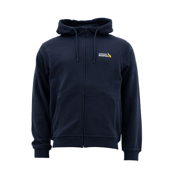 Zip Hoody Unisex Marinblå