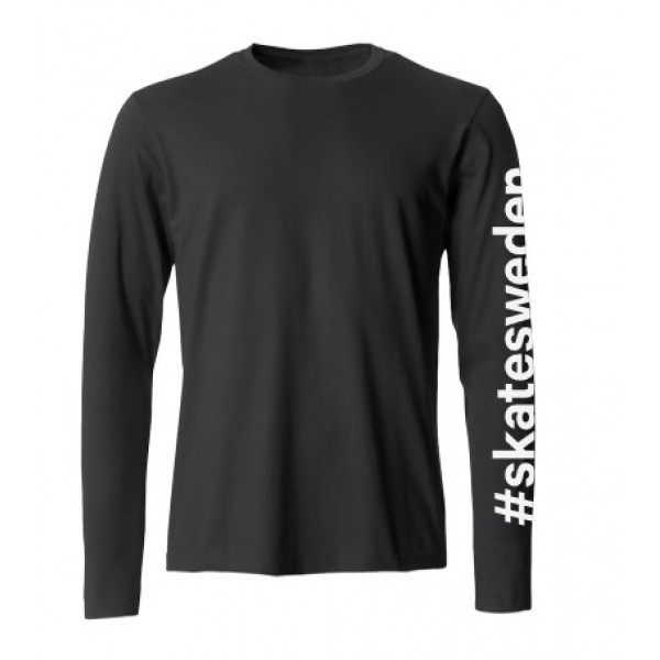 Långärmad T-Shirt Svart Herr