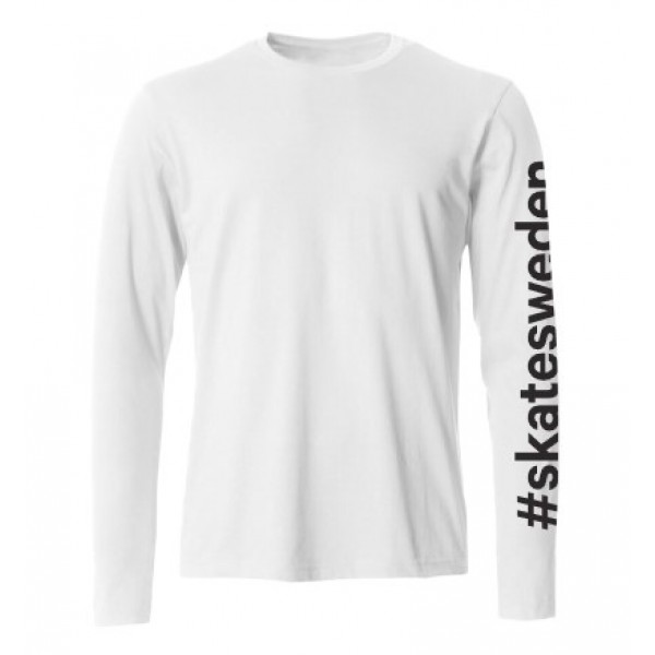 Långärmad T-Shirt Vit Herr