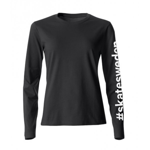 Långärmad T-Shirt Svart Dam