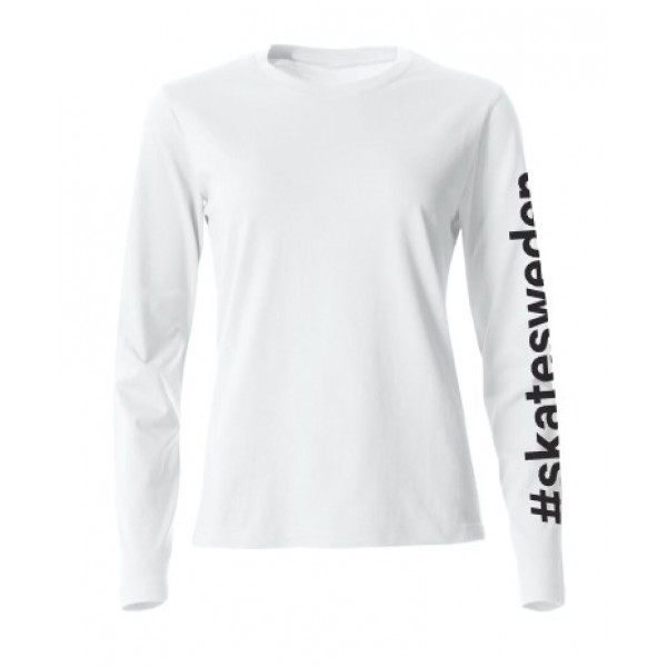 Långärmad T-Shirt Vit Dam