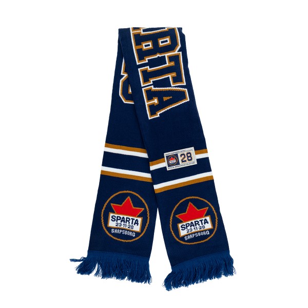 Jaquard Scarf Sparta Stripes Navy
