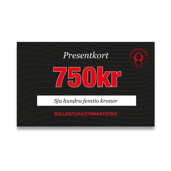 Presentkort 750 SEK 