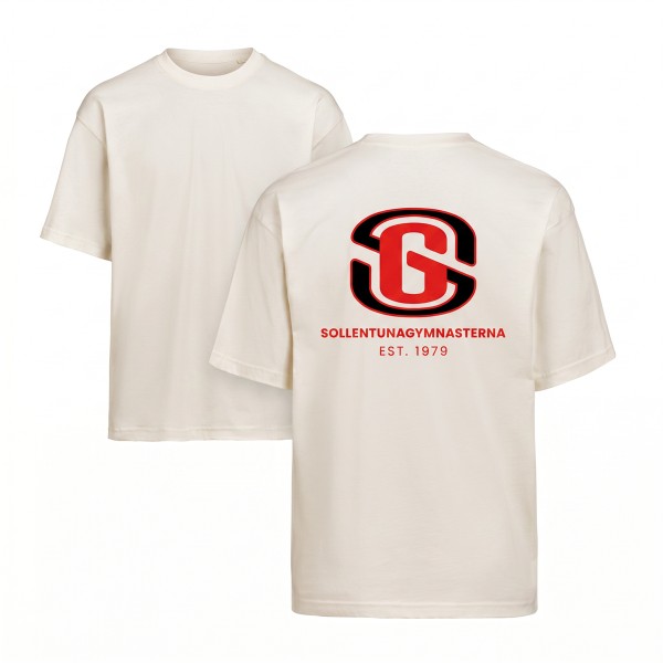 Oversized T-shirt Unisex, Vit