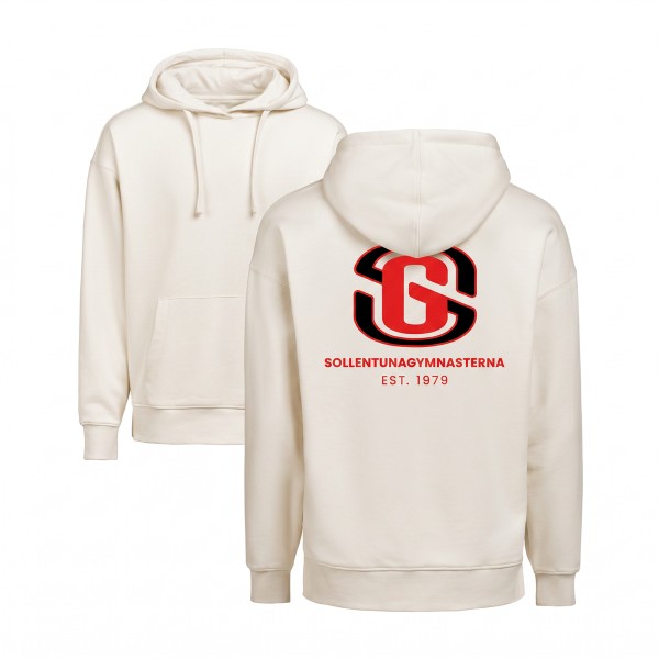 Oversized Hoodie Unisex, Vit