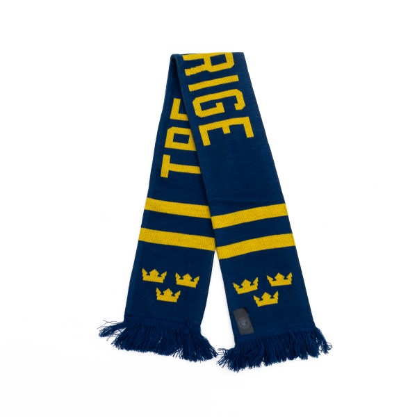 Scarf Tre Kronor Two Stripe Navy