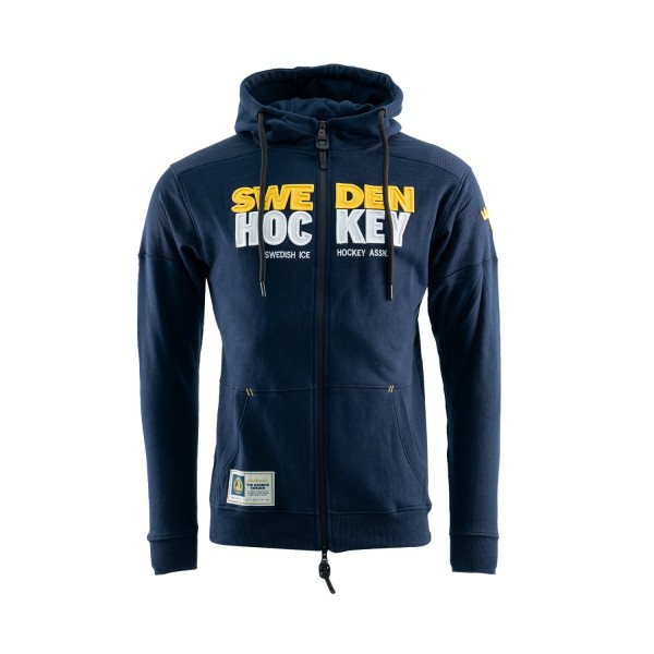 Zip Hood Sweden Hockey Marinblå