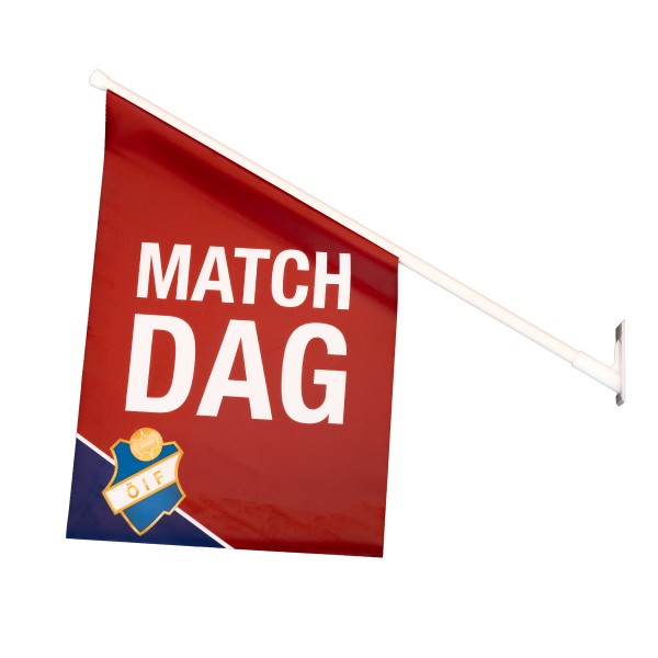 Fasadflagga Matchdag Östers IF Röd/Red
