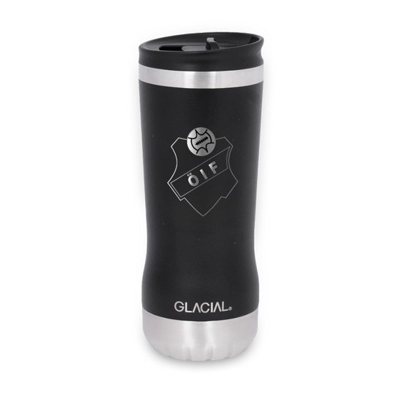 GLACIAL TUMBLER SVART MED LASERGRAVYR