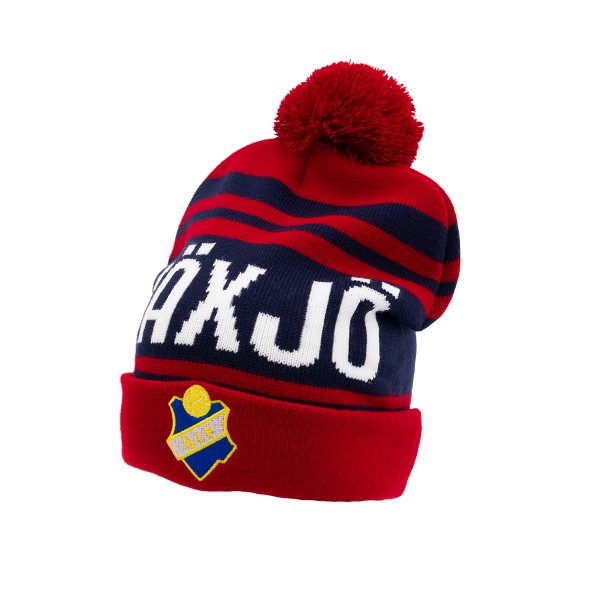 Stickad Mössa med Tofs