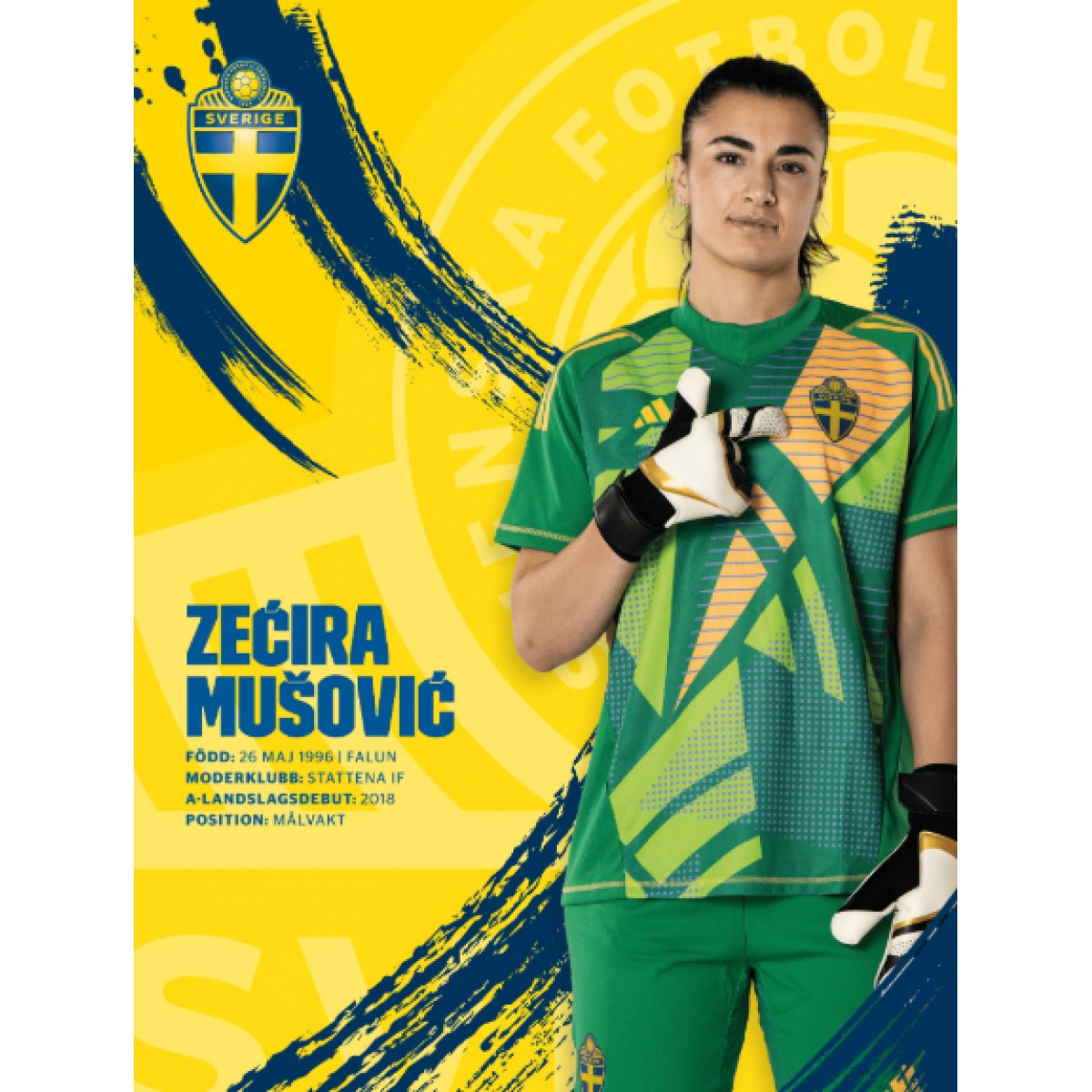 Officiella Supportershopen - Poster 30x40cm Zećira Mušović
